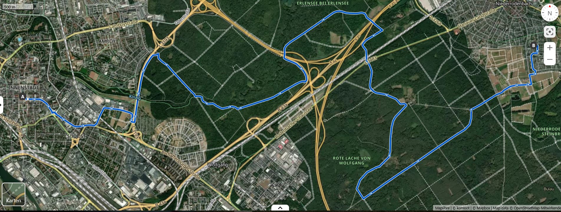 Streckenplan
