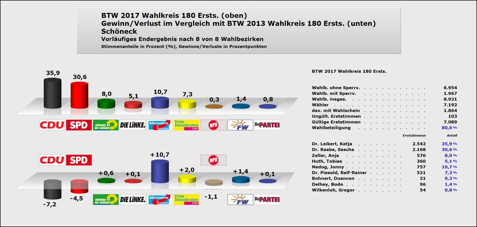 Schöneck Erststimme