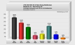 Vorläufiges Endergebnis Wahlkreis 42 - Main-Kinzig III - Wahlkreisstimme