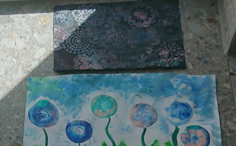 Unser Bild zeigt die künstlerischen Arbeiten, die im vergangenen Jahr während des Kurses entstanden sind.