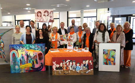 Die farbenfrohe Präsentation des Kunstkalenders 2027.