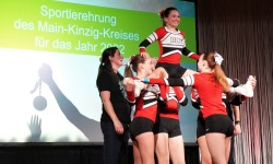 Auftritt der Cheerleader der TG Hanau